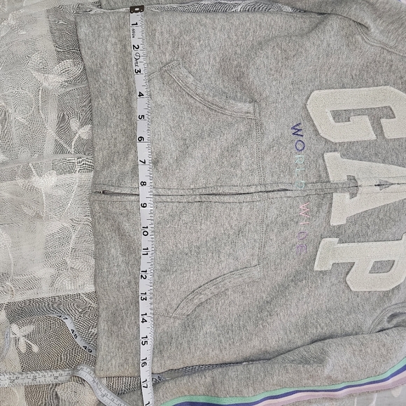 GAP hooded sweater XXL/14-16 with sherpa lining - Picture 4 of 7